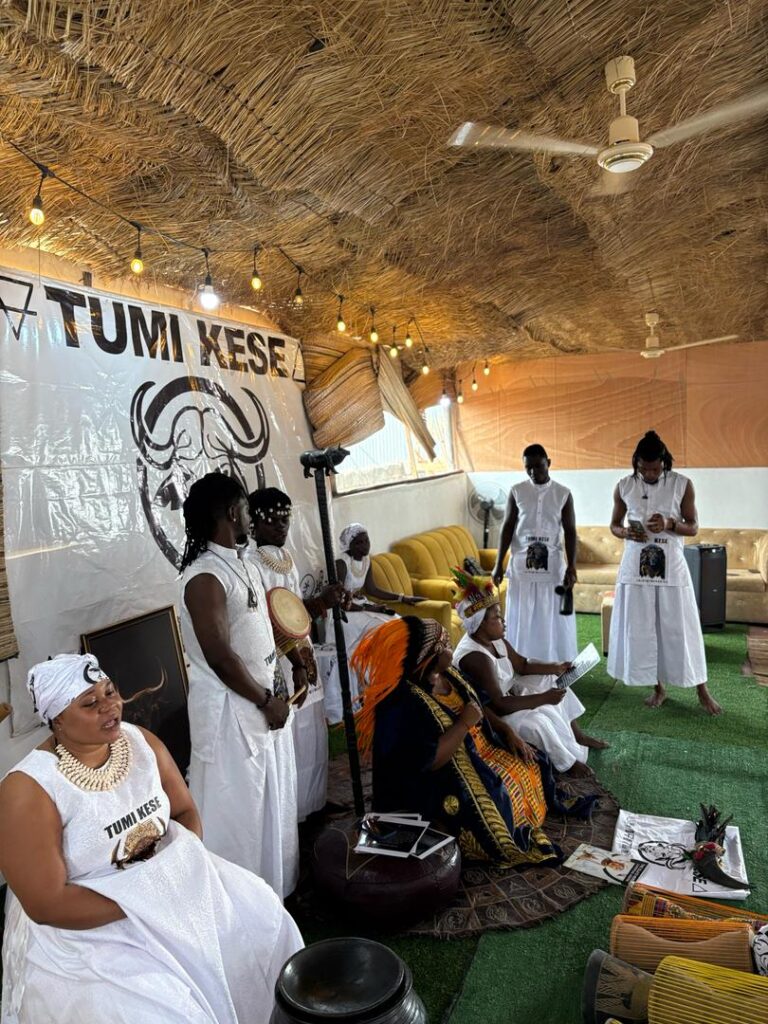 Community ceremony at Soul Travel Ghana
